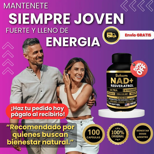 Nad + Reveratrol | Antioxidante Natural